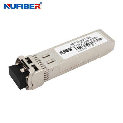 Émetteur-récepteur simple de module de la fibre LC 10km 25G SFP28 pour Huawei Cisco HP Aruba