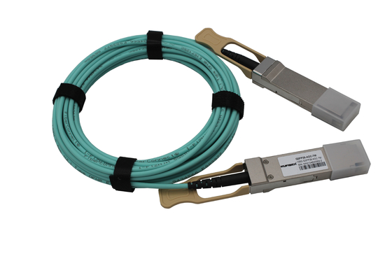 QSFP28 actif optique au câble Ethernet 100G 26AWG de QSFP28 AOC