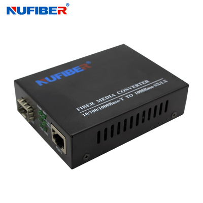 Convertisseur de médias de fibre de SFP TX RJ45 à FX SFP IEEE 802,3 conforme
