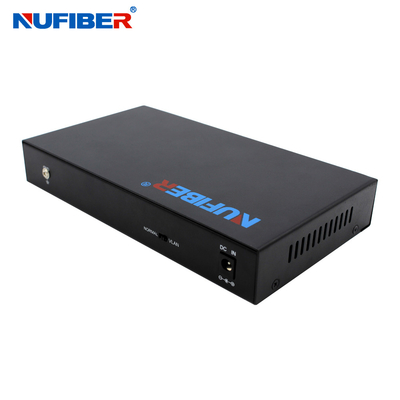 Convertisseur de médias de fibre de la largeur de bande 1.8Gbps Poe de commutateur électrique de POE de ports de NuFiber 9