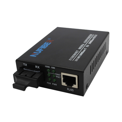 Convertisseur à plusieurs modes de fonctionnement de 10 100 de 1000Base TX FX de médias de convertisseur médias de Gigabit Ethernet