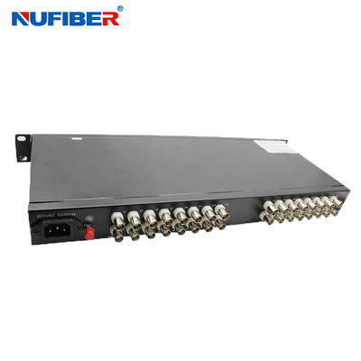 Émetteur visuel optique et récepteur optiques visuels de fibre du multiplexeur 32BNC