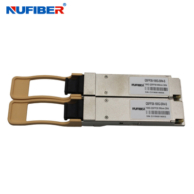 émetteur-récepteur optique de fibre de 100G QSFP28 SR4 100M MPO 850nm