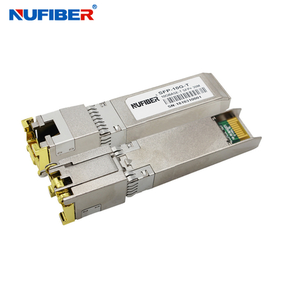 équipement compatible de commutateur de Huawei Cisco ZTE de module d'émetteur-récepteur de 10G RJ45 SFP