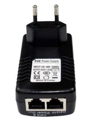 alimentation d'énergie d'Ethernet d'UE POE de 10/100M 48V 0.5A pour la caméra de sécurité