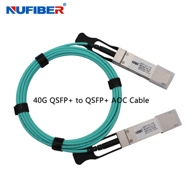 La fibre d'AOC 40G QSFP 20M QDR HP câble l'ARISTA compatible de Mellanox de genévrier