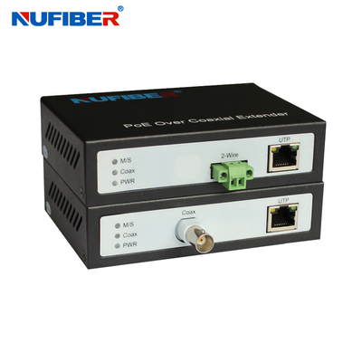 10 / Ethernet de 100Mbps POE au-dessus d'IP de convertisseur de twisted pair supplément 52V de plus de 2 fils