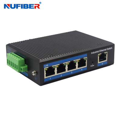 Commutateur Ethernet industriel 4 ports 10/100/1000base-Tx 1 port 1000base-Fx