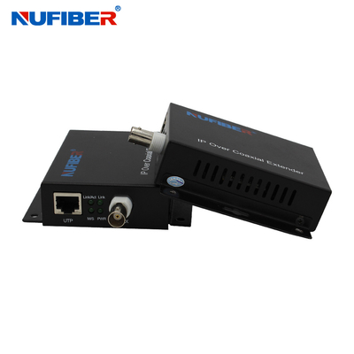 Émetteur et récepteur Lan Ethernet au-dessus de convertisseur coaxial de supplément pour la télévision en circuit fermé utilisant