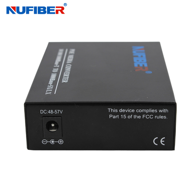 Double Sc de fibre de gigabit au convertisseur des médias RJ45 POE 30w pour la caméra d'IP de télévision en circuit fermé