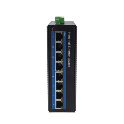 8x10 / adaptateur industriel de puissance du commutateur 24V d'Ethernet de port Ethernet de 100M UTP