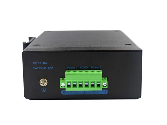 Alimentation d'énergie industrielle du convertisseur 24V de fibre de gigabit de port de SFP 8 UTP du commutateur 2 d'Ethernet de SFP