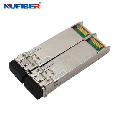 10G émetteur-récepteur simple de fibre de WDM SFP+ compatible avec Cisco Huawei H3C
