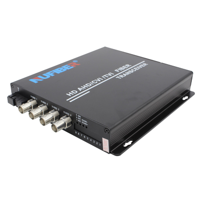 SM simple 1310/1550nm FC de fibre de canal visuel du convertisseur 4 de la fibre 1080P pour la télévision en circuit fermé