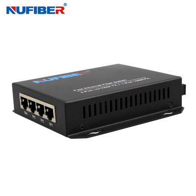 Tx au commutateur commercial d'Ethernet de fibre de Fx avec l'indicateur de lien de LED