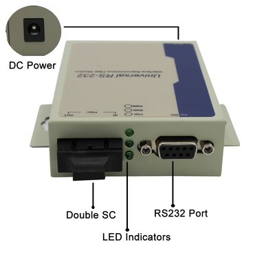 Sc RS232 du duplex 1310nm 20KM de mode unitaire au convertisseur de fibre