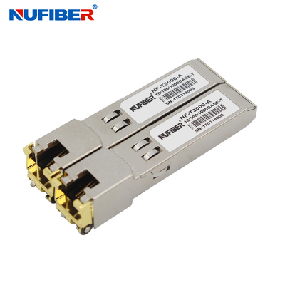 émetteur-récepteur de SFP Gigabit Ethernet de l'en cuivre 1.25G de 10/100/1000M